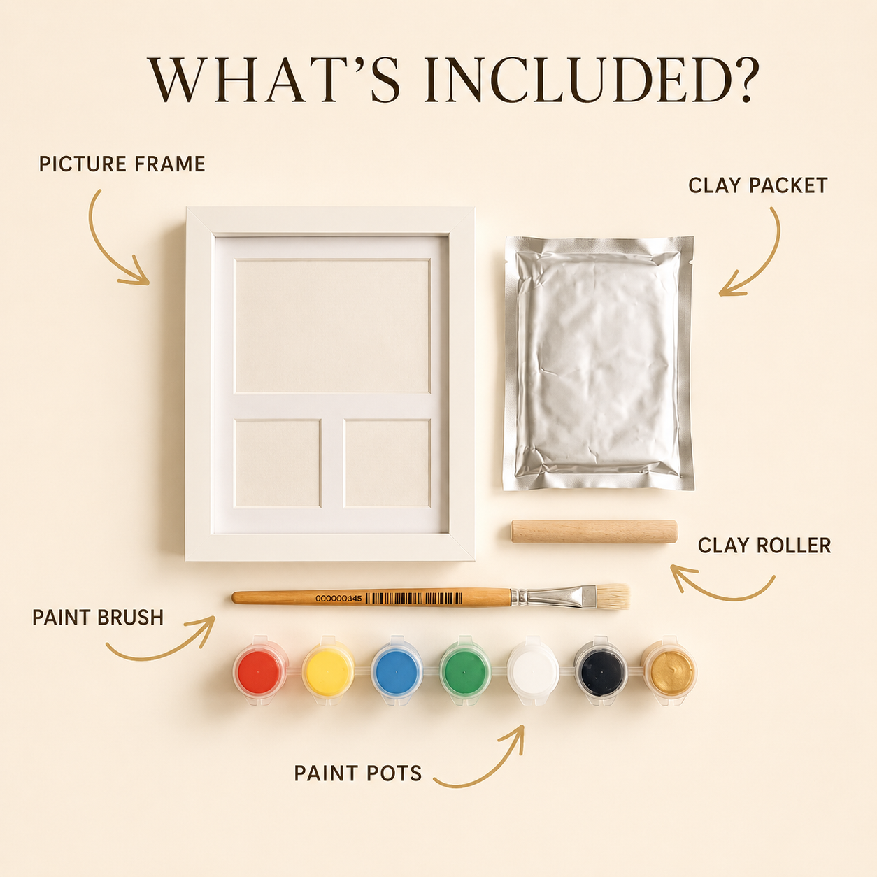 The Clay Paw Print Kit